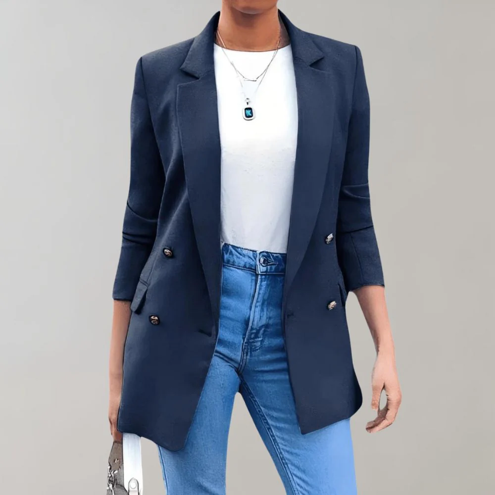 Blazer Mujer Cruzado | Solapa Estrecha - Imagen 6