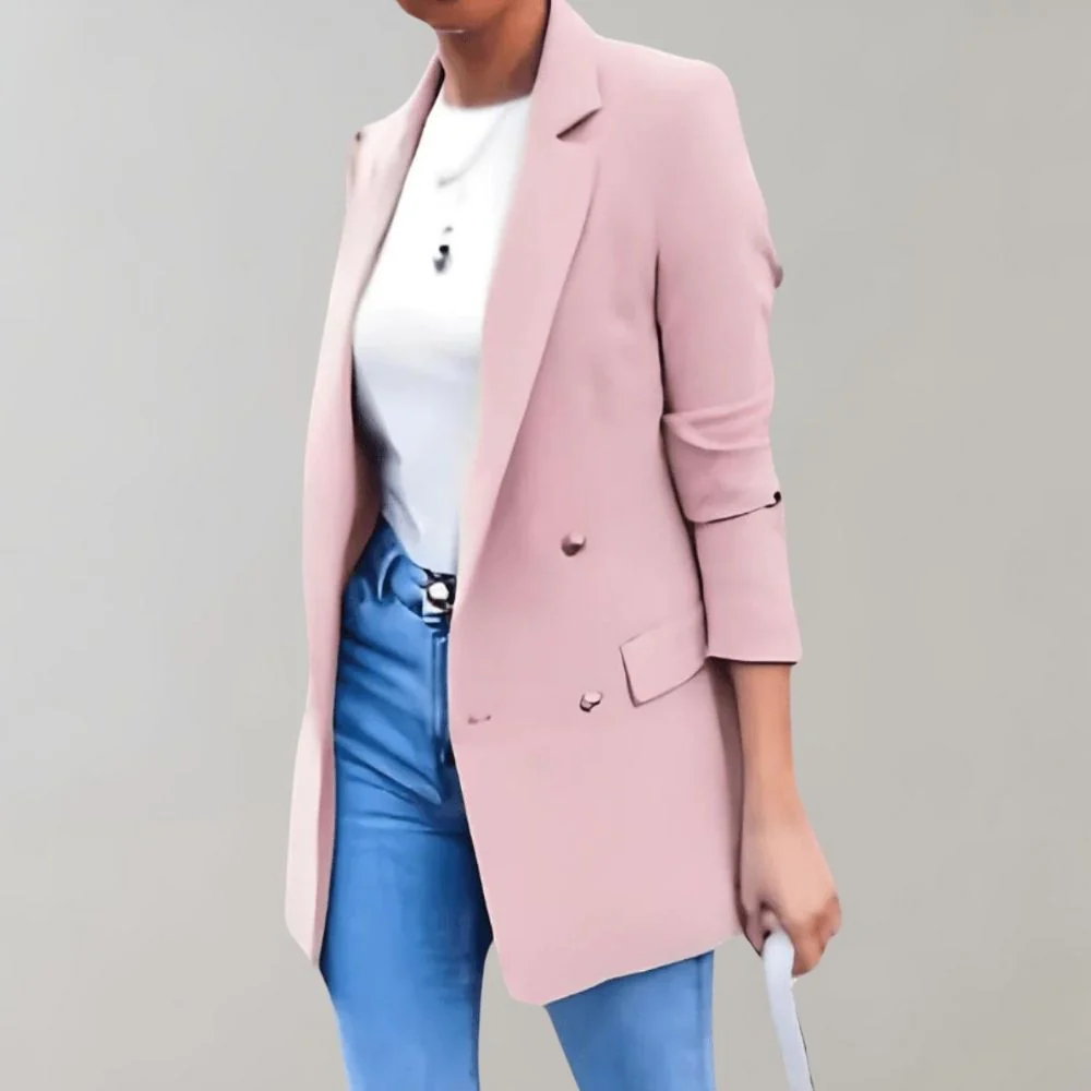 Blazer Mujer Cruzado | Solapa Estrecha - Imagen 3