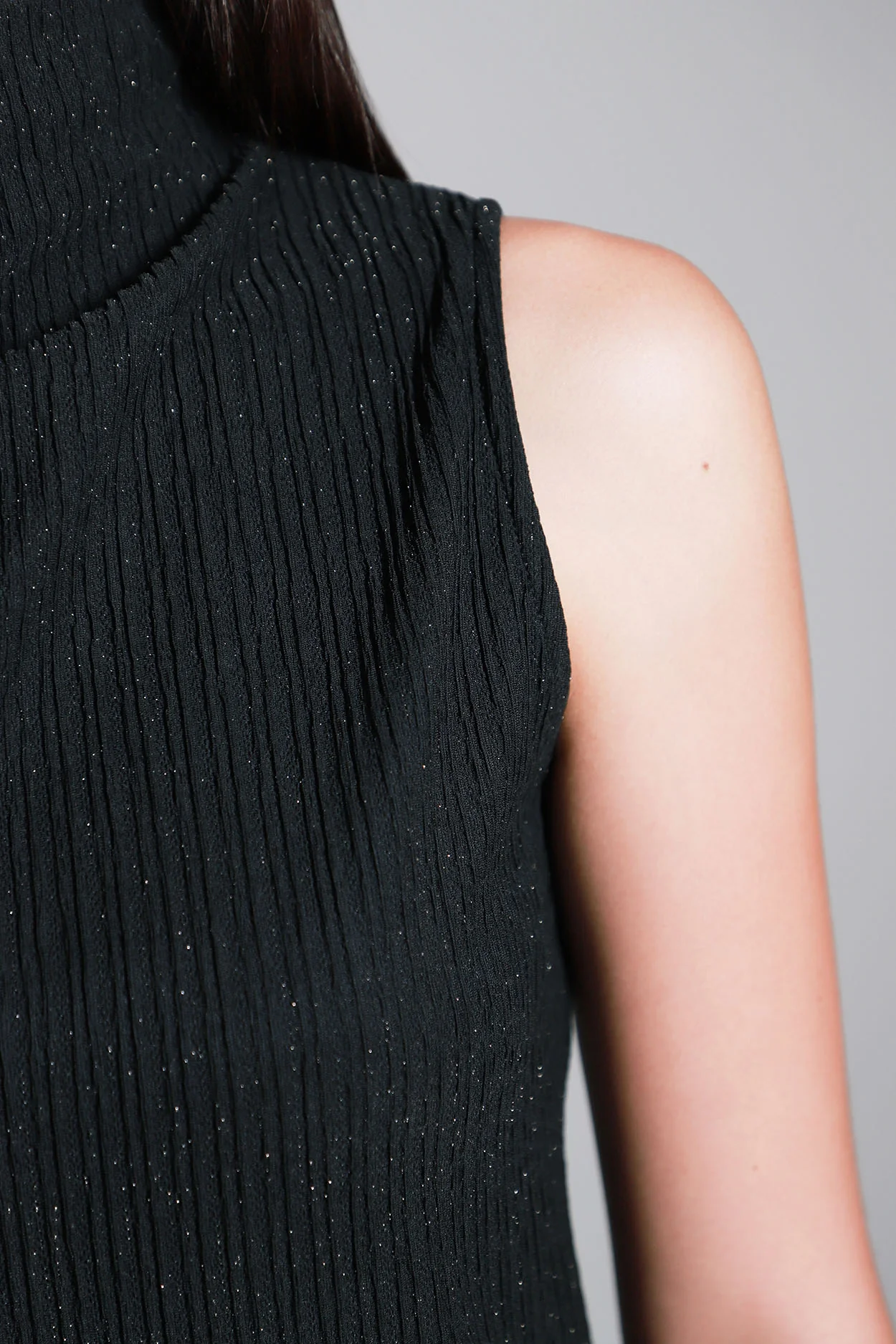 Blusa Cuello Mock Metálica AQ1221 - Imagen 3