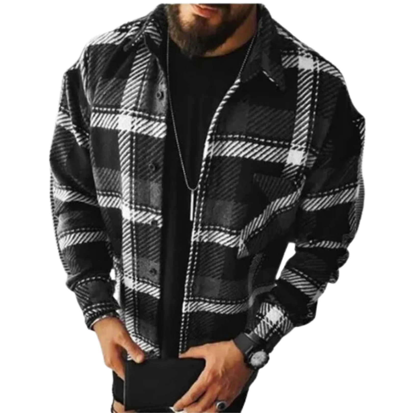 Sobrecamisa de Invierno de Hombre | A Cuadros - Imagen 5